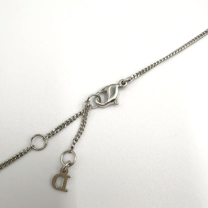 Dior Limited Belt Motif D Logo Rhinestone Metal Color Stone Clear Silver — view 7