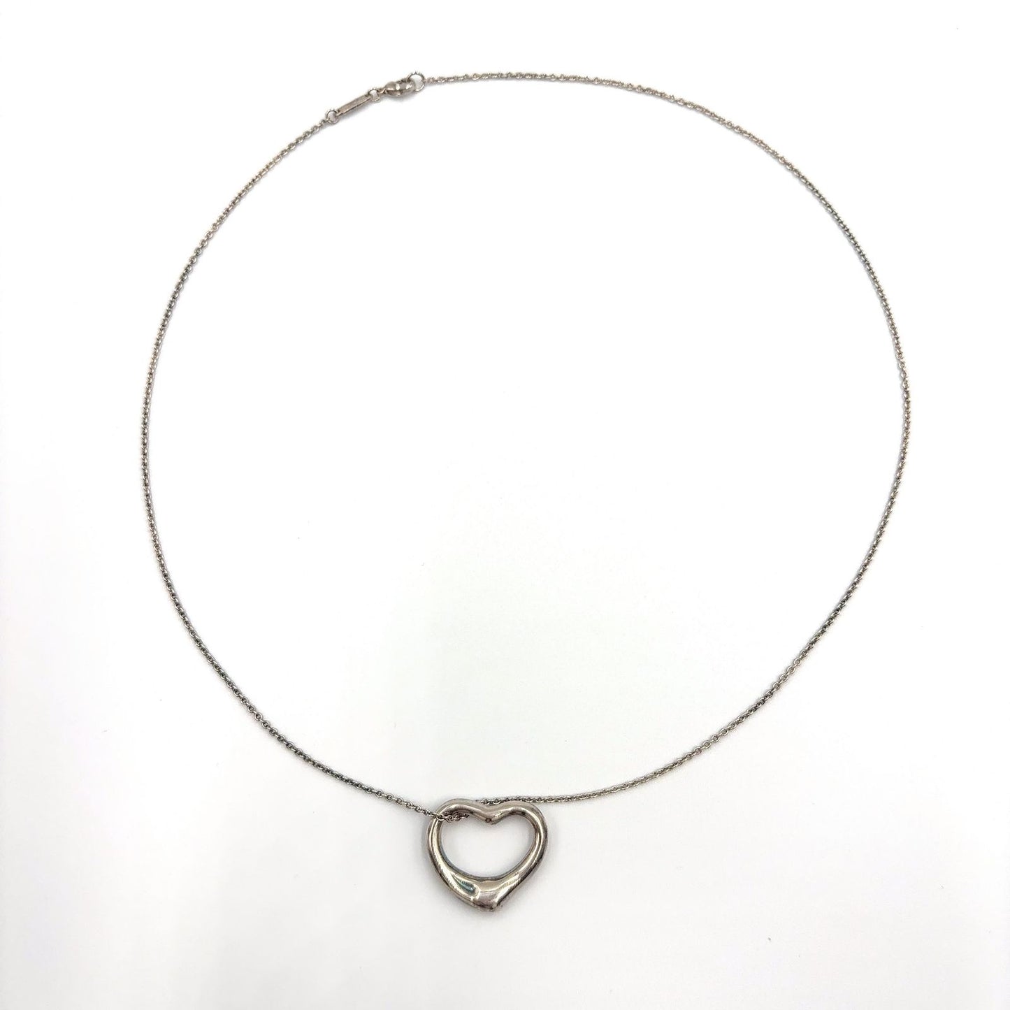 Tiffany & Co Limited Open Silver Necklace — view 3