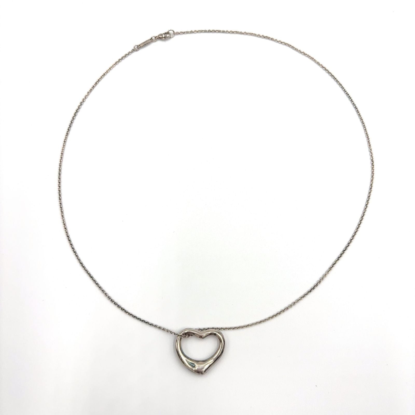 Tiffany & Co Limited Open Silver Necklace — view 3