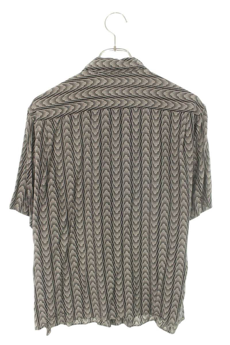 Celine Open Collar All Over Pattern Short Sleeve Shirt 41 — view 2