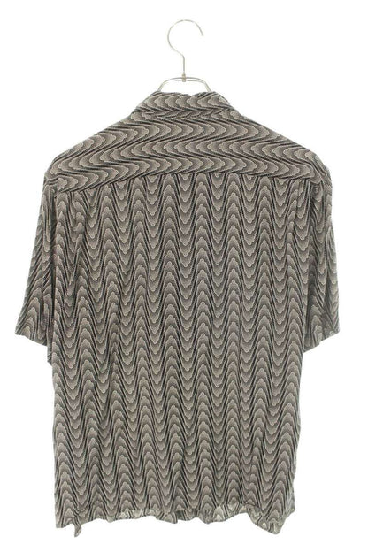 Celine Open Collar All Over Pattern Short Sleeve Shirt 41 — view 2