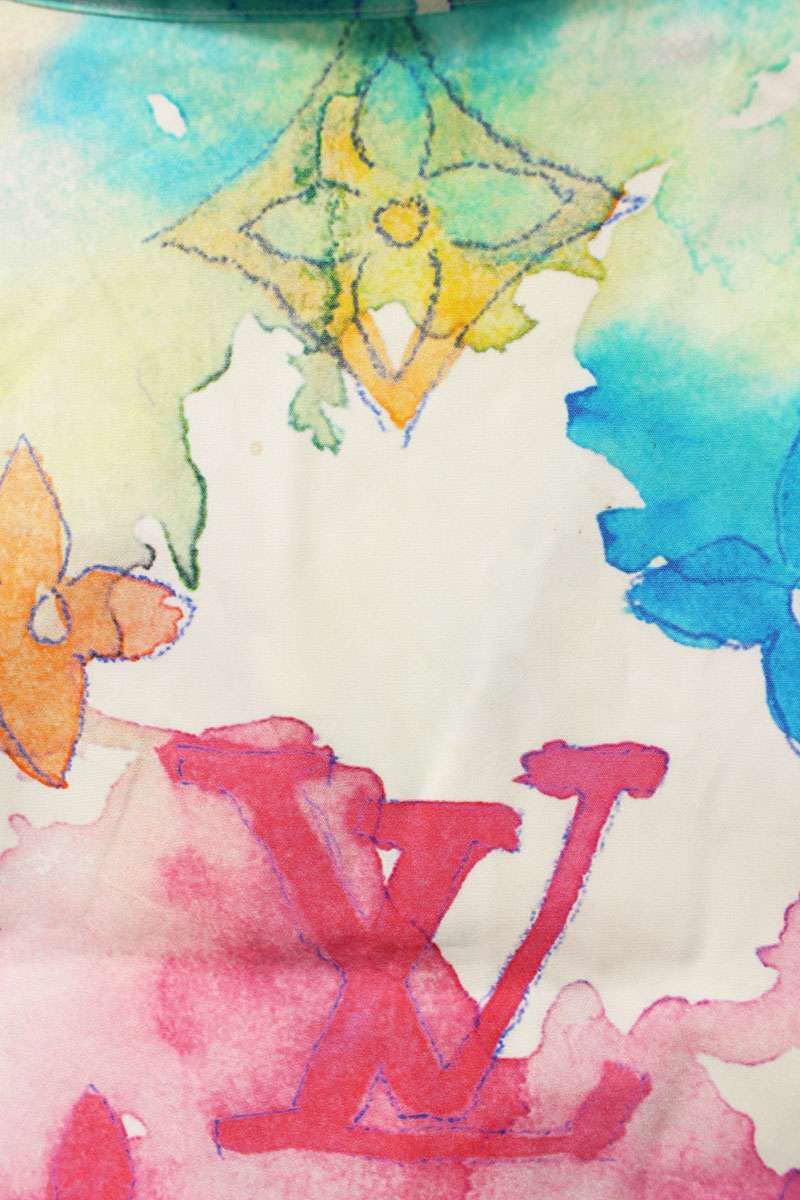 Louis Vuitton Bt3 Monogram Water Color Open Short Sleeve Shirt — view 3