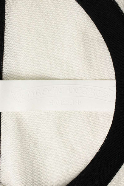 Chrome Hearts Mixed Emotions Raglan Long Sleeve Top M with Triple Cross Patch — view 3