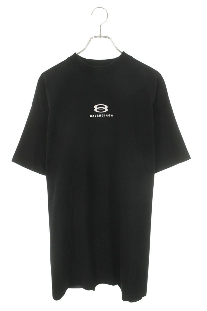Balenciaga Logo Print Back Cut Replacement T-Shirt