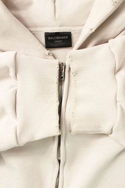 Balenciaga Back Print Zip Up Hoodie — view 3
