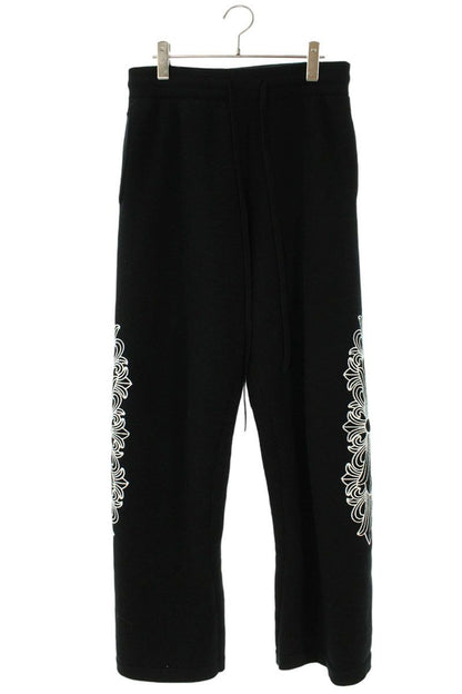 Chrome Hearts Not Floral Embroidery Cashmere Knit Long Pants