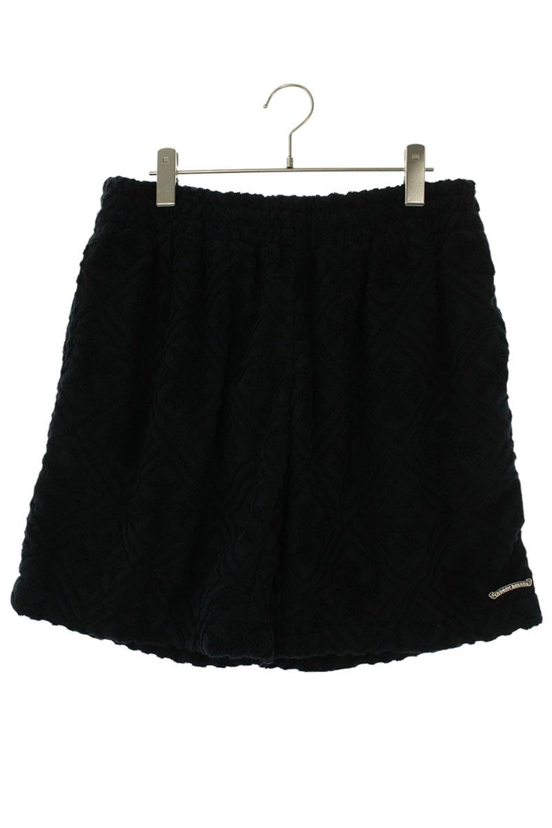 Chrome Hearts Cross Ball Button CH Plus All Over Pattern Pile Shorts