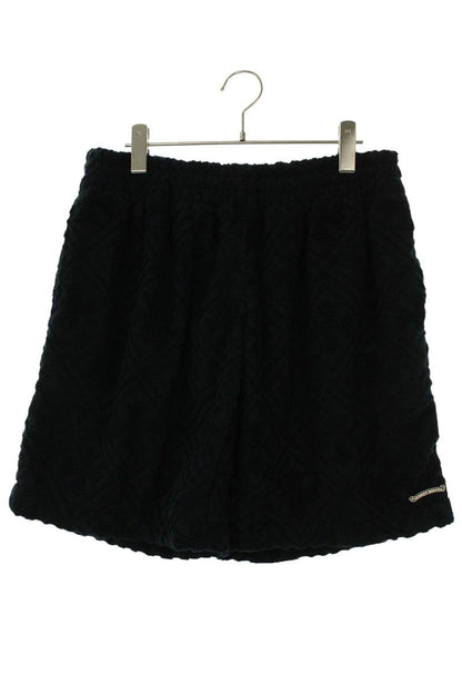 Chrome Hearts Cross Ball Button CH Plus All Over Pattern Pile Shorts