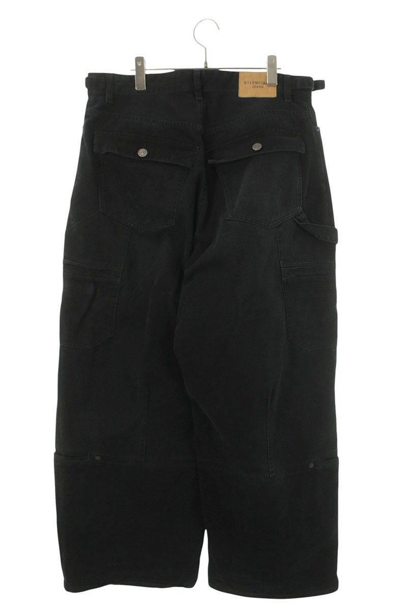 Balenciaga Baggy Multi Pocket Denim Pants — view 2