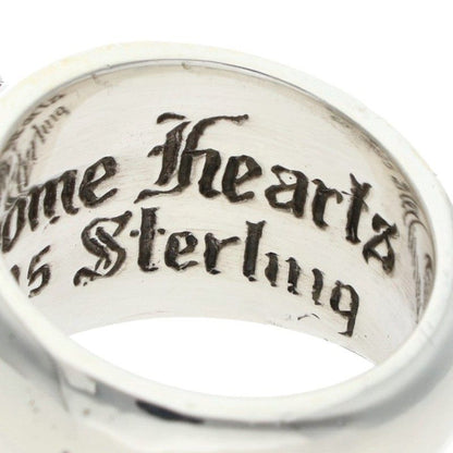 Chrome Heart in Band P Dmnd in Pave Diamond Silver Ring — view 4