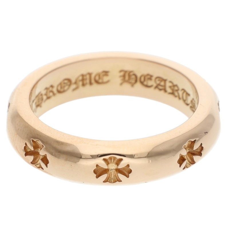 Chrome Hearts 22k Negative CH Plus Gold Ring