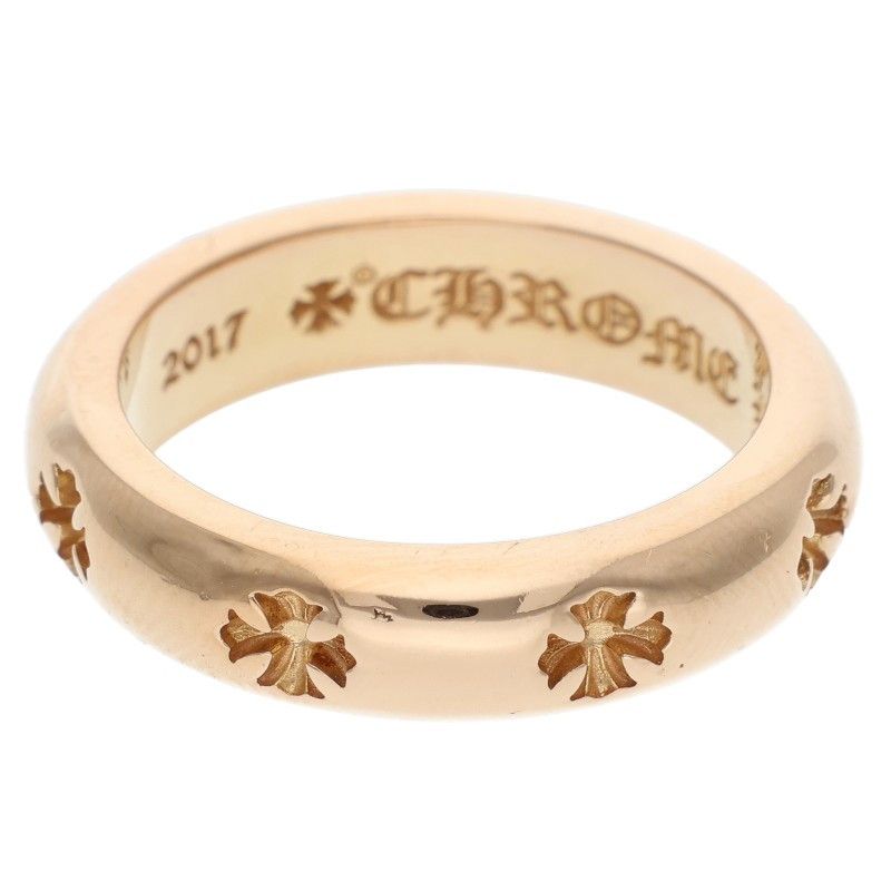 Chrome Hearts 22k Negative CH Plus Gold Ring — view 5