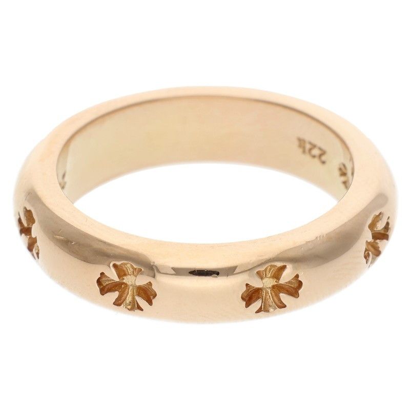 Chrome Hearts 22k Negative CH Plus Gold Ring — view 2