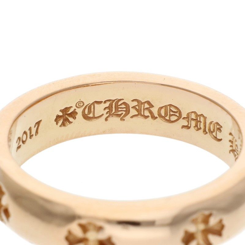 Chrome Hearts 22k Negative CH Plus Gold Ring — view 3