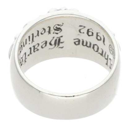 Chrome Hearts Flrl Crs Floral Cross Silver Ring — view 2
