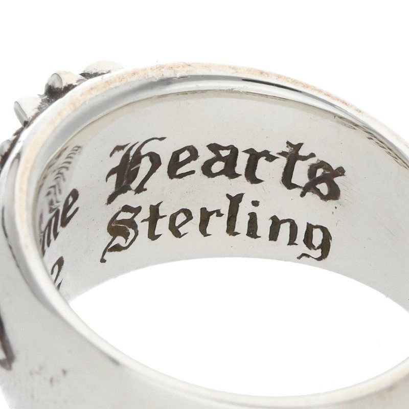 Chrome Hearts Flrl Crs Floral Cross Silver Ring — view 3