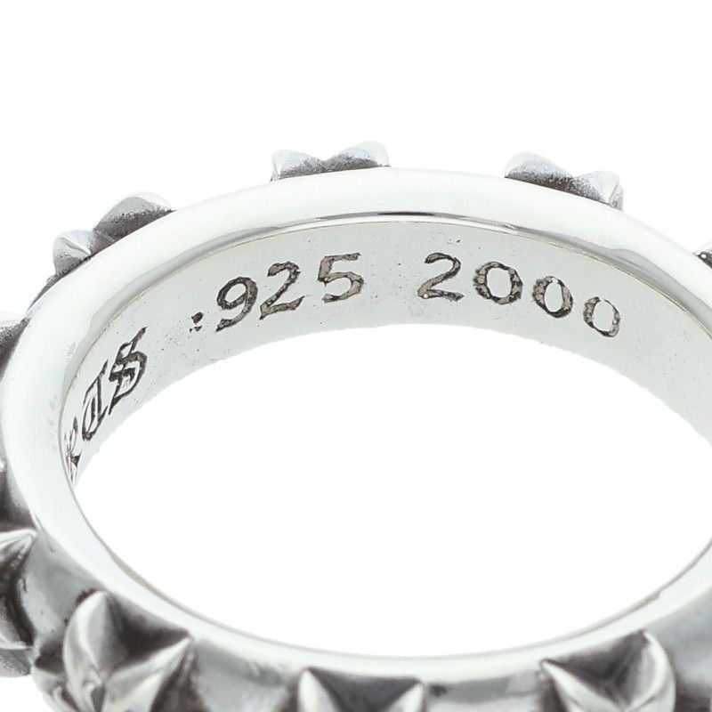 Chrome Hearts Star Band Silver Ring — view 5