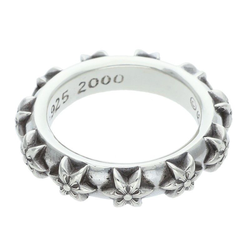 Chrome Hearts Star Band Silver Ring — view 2