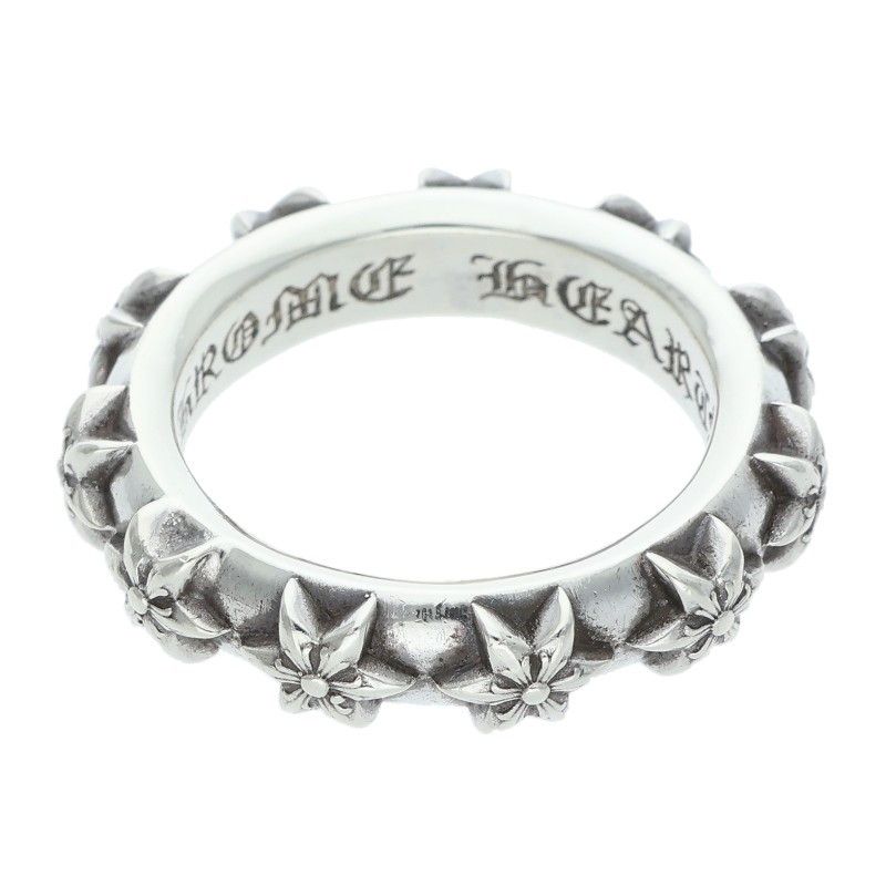 Chrome Hearts Star Band Silver Ring