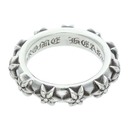 Chrome Hearts Star Band Silver Ring