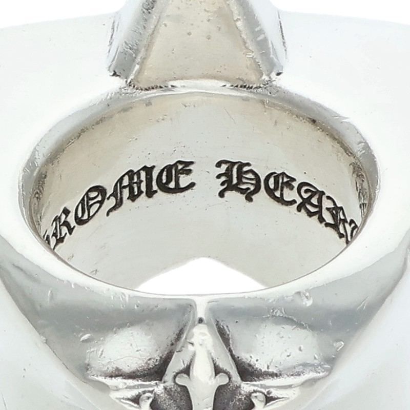Chrome Hearts Str Lrg Large Star Silver Ring — view 4