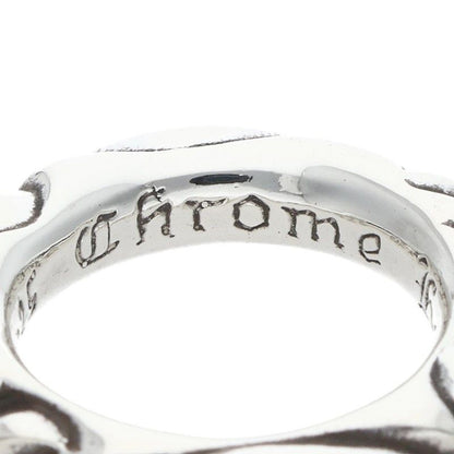 Chrome Hearts Scrl Band Scroll Silver Ring — view 3