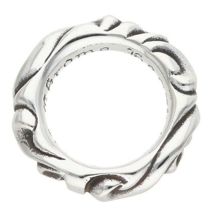 Chrome Hearts Scrl Band Scroll Silver Ring — view 5