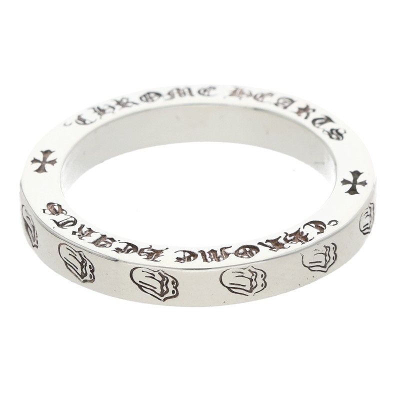 Chrome Hearts mm Spacer LT mm Lip and Tan Silver Ring — view 2