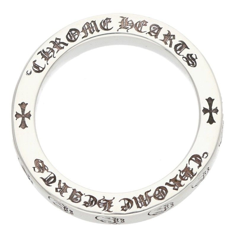 Chrome Hearts mm Spacer LT mm Lip and Tan Silver Ring — view 3