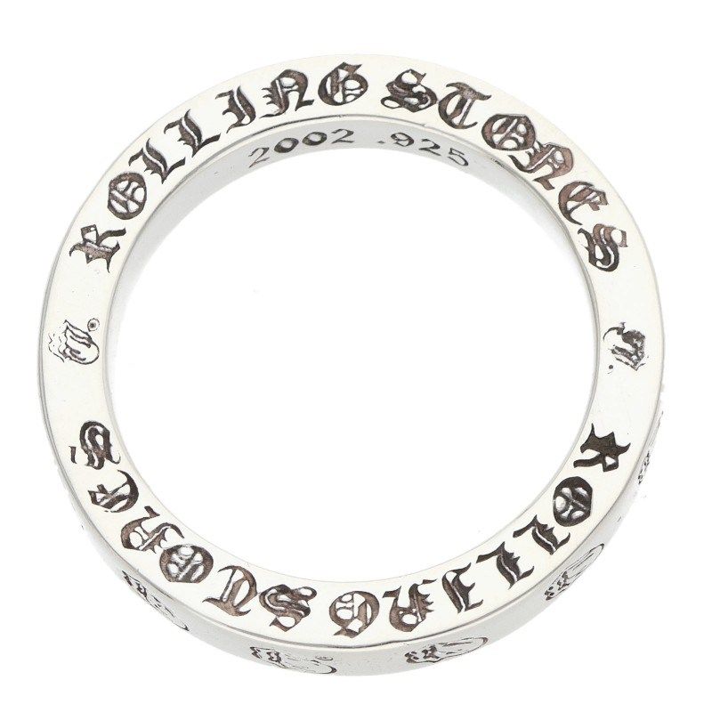 Chrome Hearts mm Spacer LT mm Lip and Tan Silver Ring — view 5