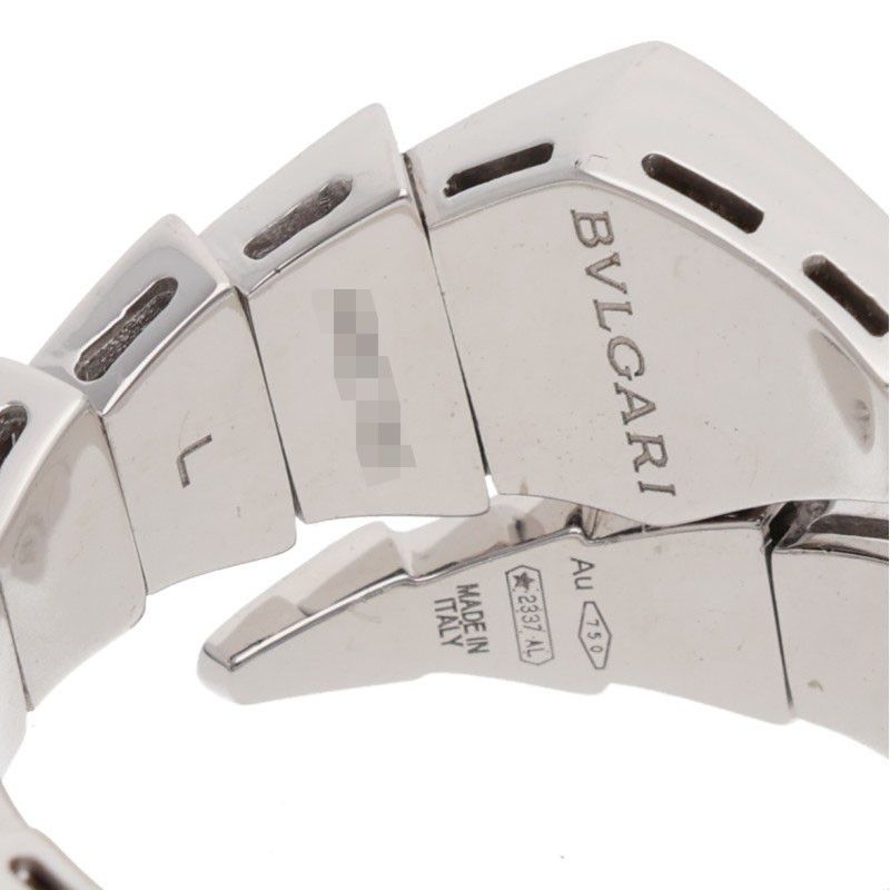 Bvlgari Serpenti Vipa Single Coil Full Pave Diamond Ring — view 3