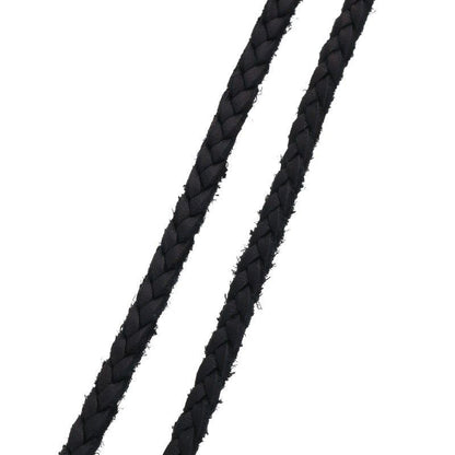 Chrome Hearts Leather Braid Scroll Silver Necklace — view 5