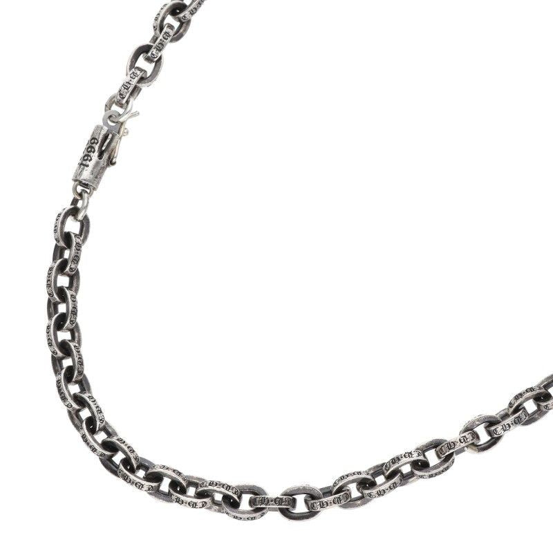 Chrome Hearts Paper Chain 24 Silver Necklace