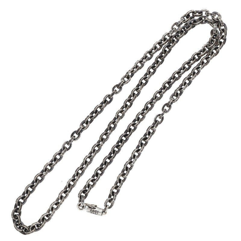 Chrome Hearts Paper Chain 24 Silver Necklace — view 2