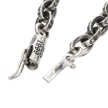 Chrome Hearts Paper Chain 24 Silver Necklace — view 5