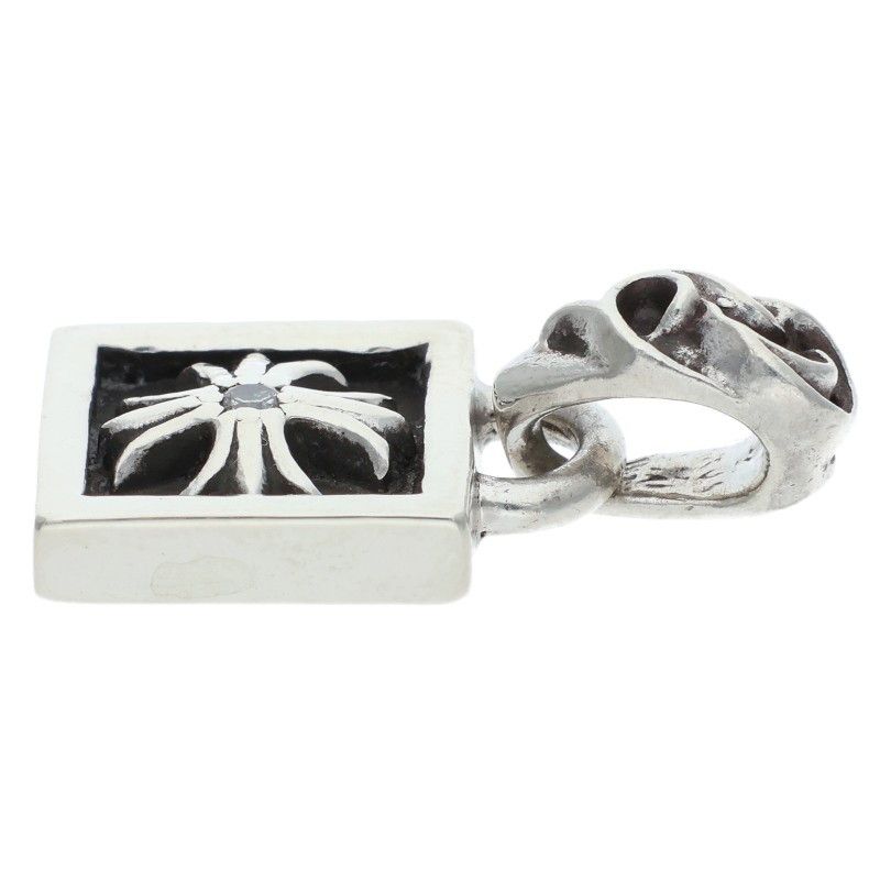 Chrome Hearts Framed CH Plus Charm Silver Pendant — view 3