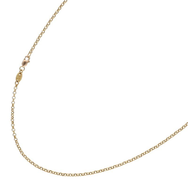 Chrome Hearts 22k Neckchain Roll Chain Gold Necklace