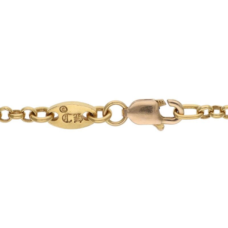 Chrome Hearts 22k Neckchain Roll Chain Gold Necklace — view 3