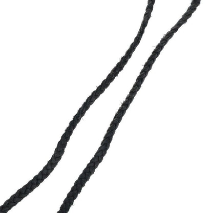 Chrome Hearts Leather Braid Lip and Tan Silver Necklace — view 5