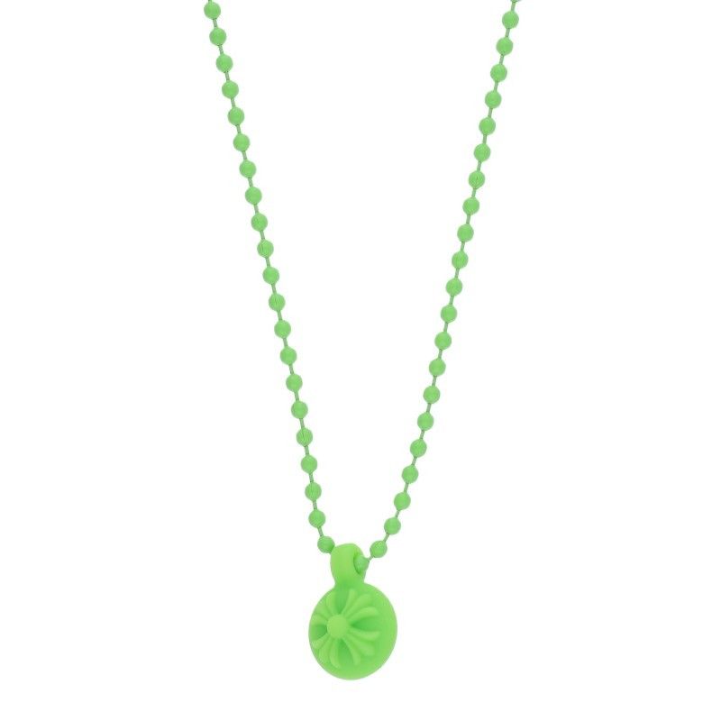 Chrome Hearts Rubber Crs Ball Cross Silicone Necklace