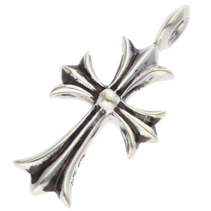Chrome Hearts Tny Crsf P Dmnd Tiny Fat Cross Pave Diamond Pendant Silver — view 2