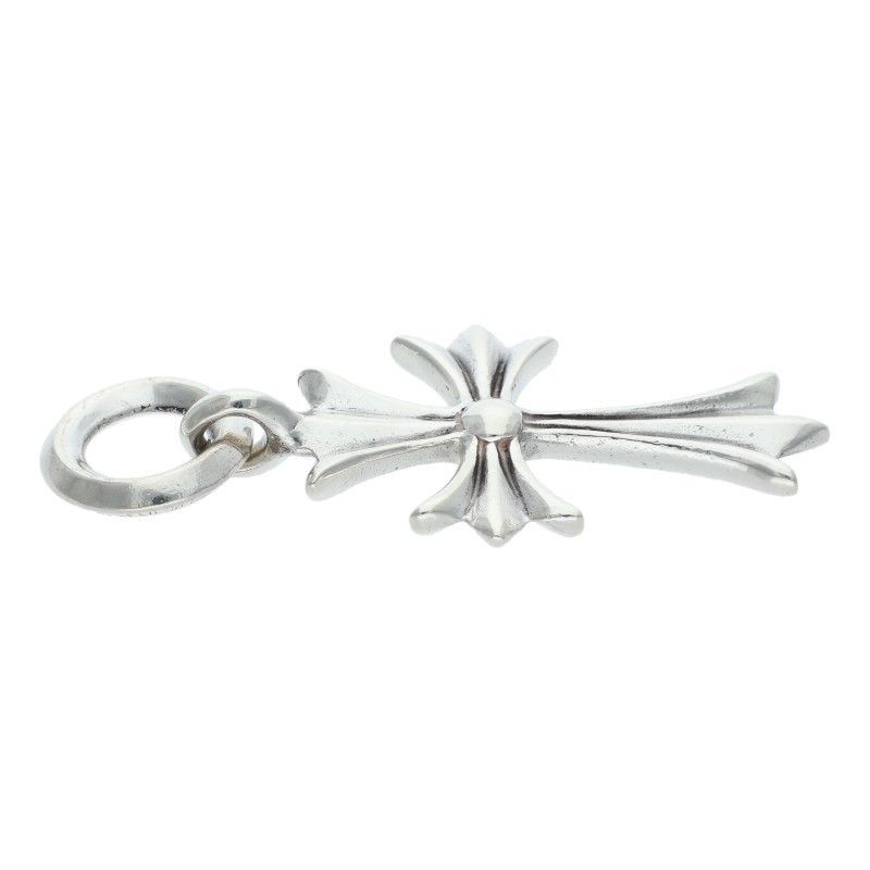 Chrome Hearts Tiny CH Cross Charm Silver Pendant — view 4