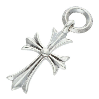 Chrome Hearts Tiny CH Cross Charm Silver Pendant — view 2