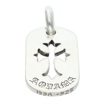 Chrome Hearts D Tag Sml CO Crs Cutout Cross Dog Tag Blue Mountain Limited Small — view 4