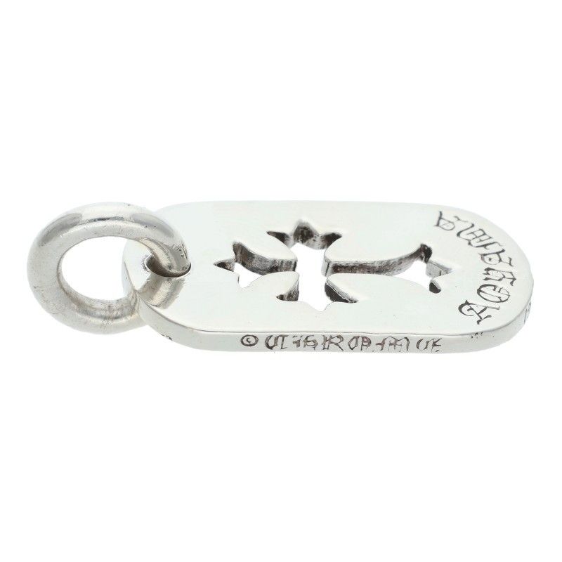 Chrome Hearts D Tag Sml CO Crs Cutout Cross Dog Tag Blue Mountain Limited Small — view 3