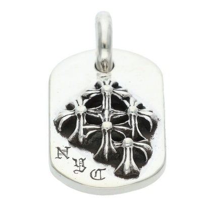 Chrome Hearts Raised Dogtag Dog Tag Nyc Limited Charm Silver Pendant — view 4