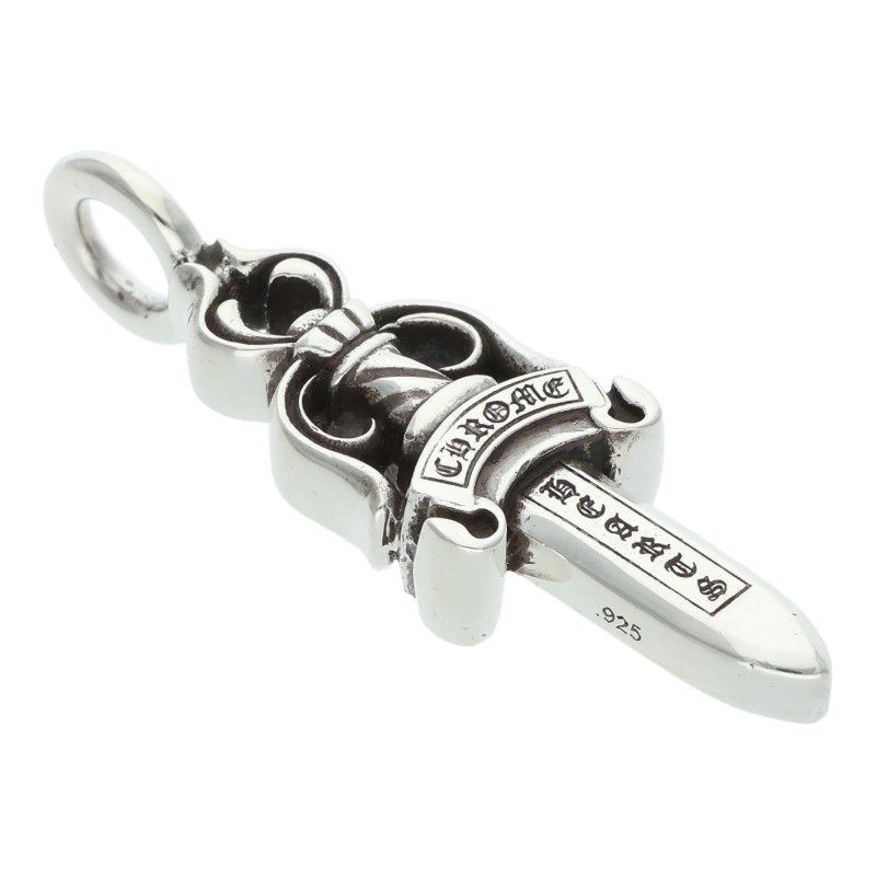 Chrome Hearts Double Dagger Pendant Silver — view 3