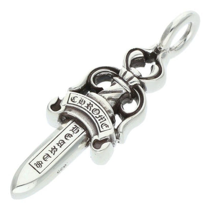 Chrome Hearts Double Dagger Pendant Silver