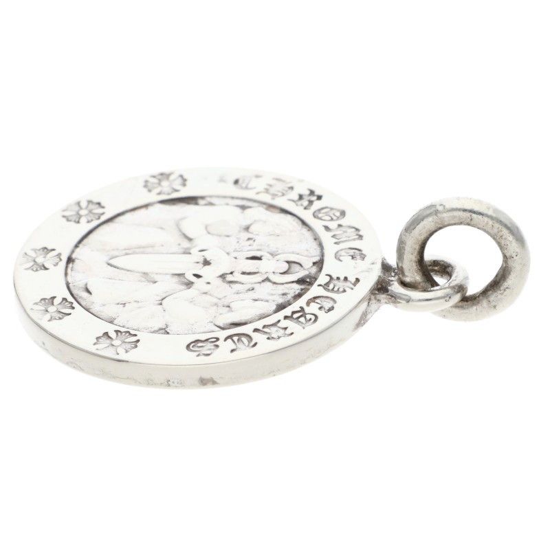 Chrome Hearts Chrm Angl Mdl Angel Medal Charm V2 Silver Pendant — view 4