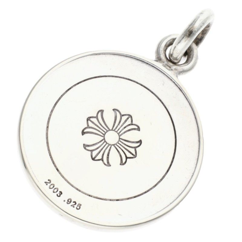 Chrome Hearts Chrm Angl Mdl Angel Medal Charm V2 Silver Pendant — view 2